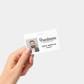 会社ロゴ従業員の写真ID バッジ (Handheld)