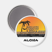 会社ロゴ磁石 マグネット (正面/裏面)