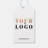 会社ロゴ製品情報クラフトつるラベル ギフトタグ (正面)