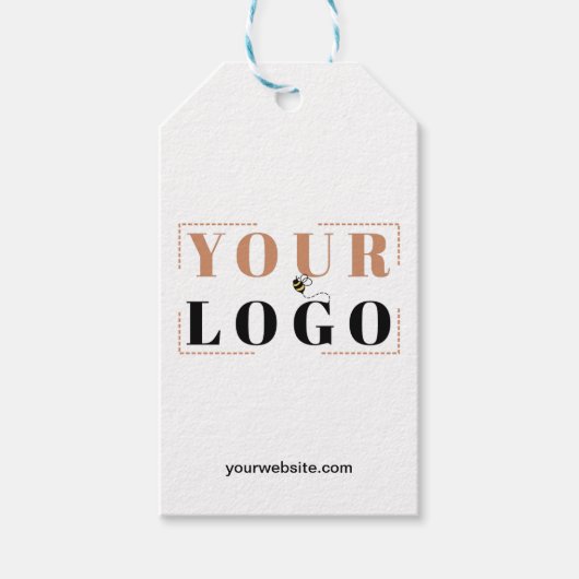 会社ロゴ製品情報クラフトつるラベル ギフトタグ (正面)