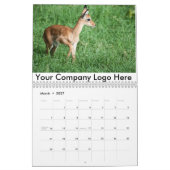会社ロゴ野生動物カレンダー2017 カレンダー (3月 2027)