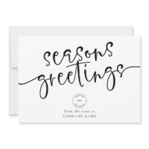 会社ロゴQRコード任意の色季節のごあいさつ