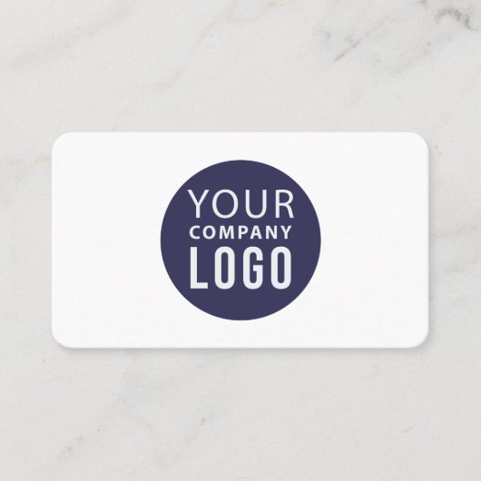 会社ロゴQRコード 名刺 (正面)