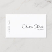 会社ロパーソナライズされたゴのエレガントタイポグラフィ 名刺 (正面)