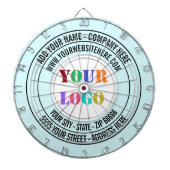 会社ロパーソナライズされたゴ文字ダーツボードテンプレート ダーツボード (正面)