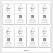 会社ロミニマルゴQRコード大箱シールラベル シール (シート)