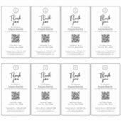 会社ロミニマルゴQRコード大箱シールラベル シール (正面)