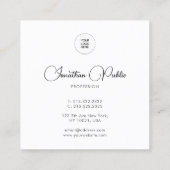 会社ロモダンゴのアップエレガントロードプロフェッショナル スクエア名刺 (裏面)