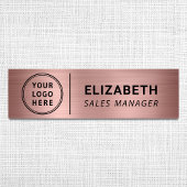 会社ロモダンゴバラ金ゴールド 名札