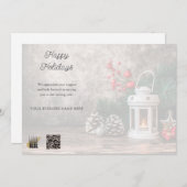 会社ロ素朴ゴQRコードビジネス シーズンカード (正面/裏面)