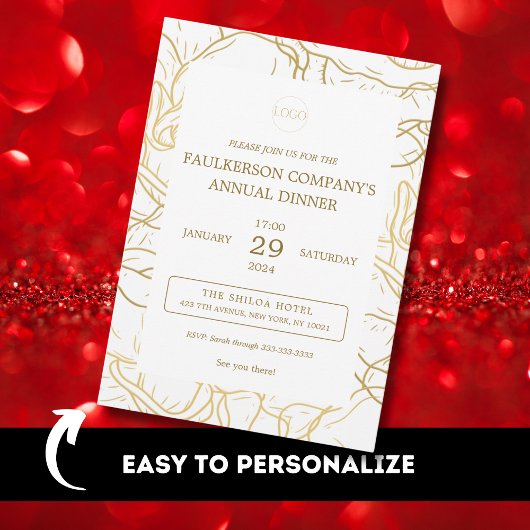 会社企業ののイベントパーティー 招待状