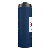 会社企業のカスタムのロモダンゴ従業員名 タンブラー (正面)