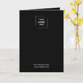 会社企業のプロフェッショナルカスタム事業 カード (黄色い花)