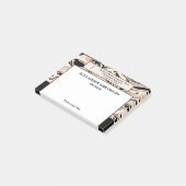 会社企業の名のロゴのカスタム ポストイット (アングル)