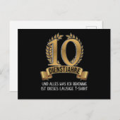 会社創立25年の従業員会社 ポストカード (正面/裏面)