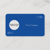 会社名とロゴでオブジェクトを変更する 名刺 (正面)