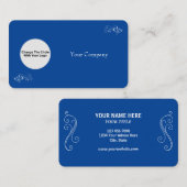 会社名とロゴでオブジェクトを変更する 名刺 (正面/裏面)