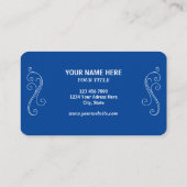 会社名とロゴでオブジェクトを変更する 名刺 (裏面)