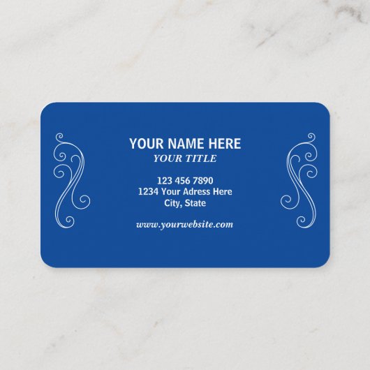 会社名とロゴでオブジェクトを変更する 名刺 (裏面)