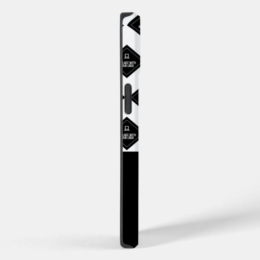 会社名とロゴのパターン Case-Mate iPhoneケース (裏面 / 右)