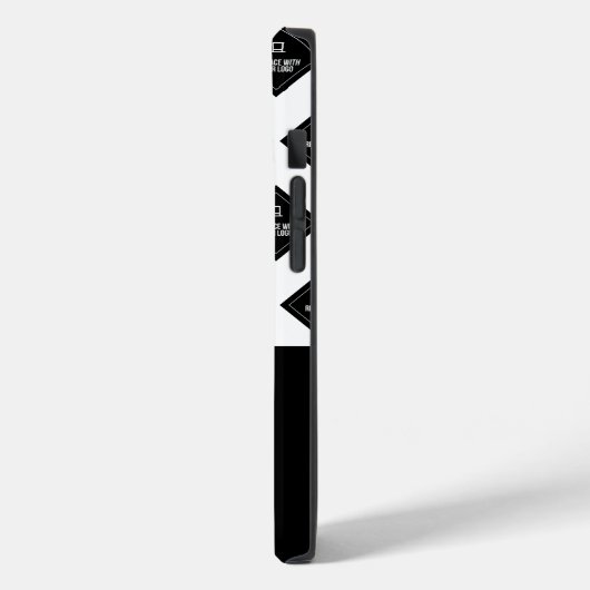 会社名とロゴのパターン Case-Mate iPhoneケース (裏面 / 左)