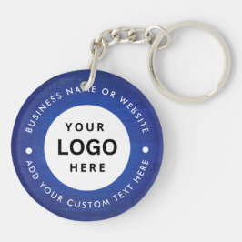 会社名とロゴ鍵チェーン キーホルダー