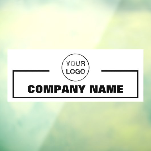 会社名とロゴ ウィンドウサイン (シート3)