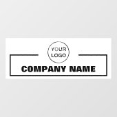 会社名とロゴ ウィンドウサイン (シート)