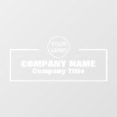会社名とロゴ ウィンドウサイン (シート)