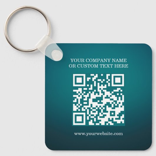 会社名とロゴ キーホルダー (正面)