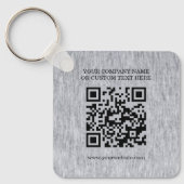 会社名とロゴ キーホルダー (正面)