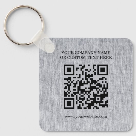 会社名とロゴ キーホルダー (正面)