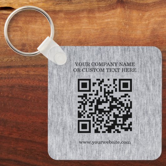 会社名とロゴ キーホルダー (正面)