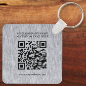 会社名とロゴ キーホルダー (裏面)