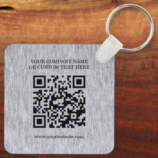 会社名とロゴ キーホルダー (裏面)