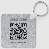 会社名とロゴ キーホルダー (裏面)