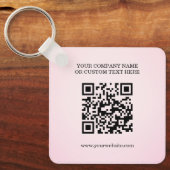 会社名とロゴ キーホルダー (正面)