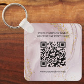 会社名とロゴ キーホルダー (正面)