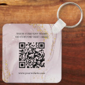 会社名とロゴ キーホルダー (裏面)