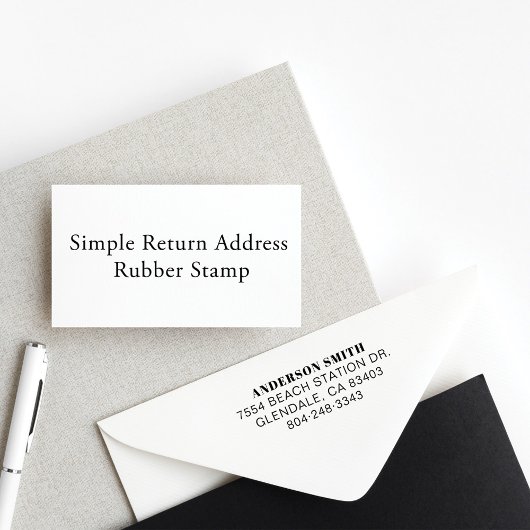 会社名と住所の返送先 セルフインキングスタンプ