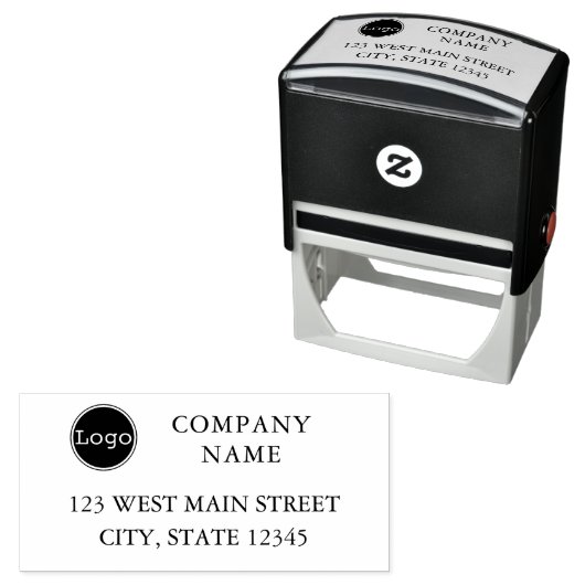 会社名と差出人住所の自己印鑑 セルフインキングスタンプ (インサイチュ)