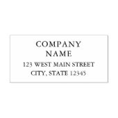 会社名と差出人住所の自己印鑑 セルフインキングスタンプ (デザイン)