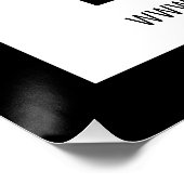 会社名と編集可能なQRコード ポスター (コーナー)