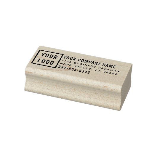 会社名と電話のはっきりした差出人住所 ラバースタンプ (スタンプ)