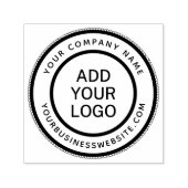 会社名とURLのロゴカスタムテンプレート セルフインキングスタンプ (デザイン)