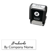 会社名によるスクリプトによる手作りテンプレート セルフインキングスタンプ (インサイチュ)