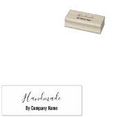 会社名による手作りスクリプト文字テンプレート ラバースタンプ (押印)