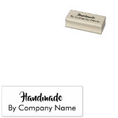 会社名による手作りスクリプト文字テンプレート ラバースタンプ (押印)