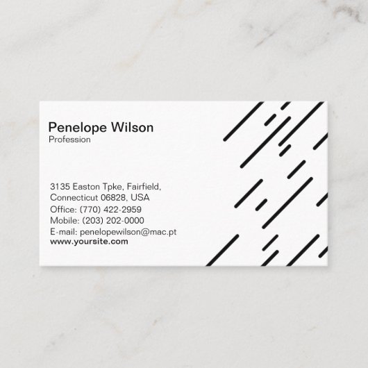 会社名のカスタマイズ 名刺 (正面)