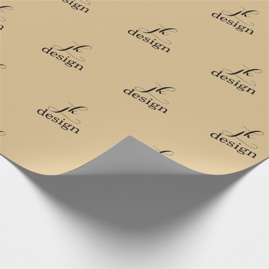 会社名のパーソナライズ文字 ラッピングペーパー (角)